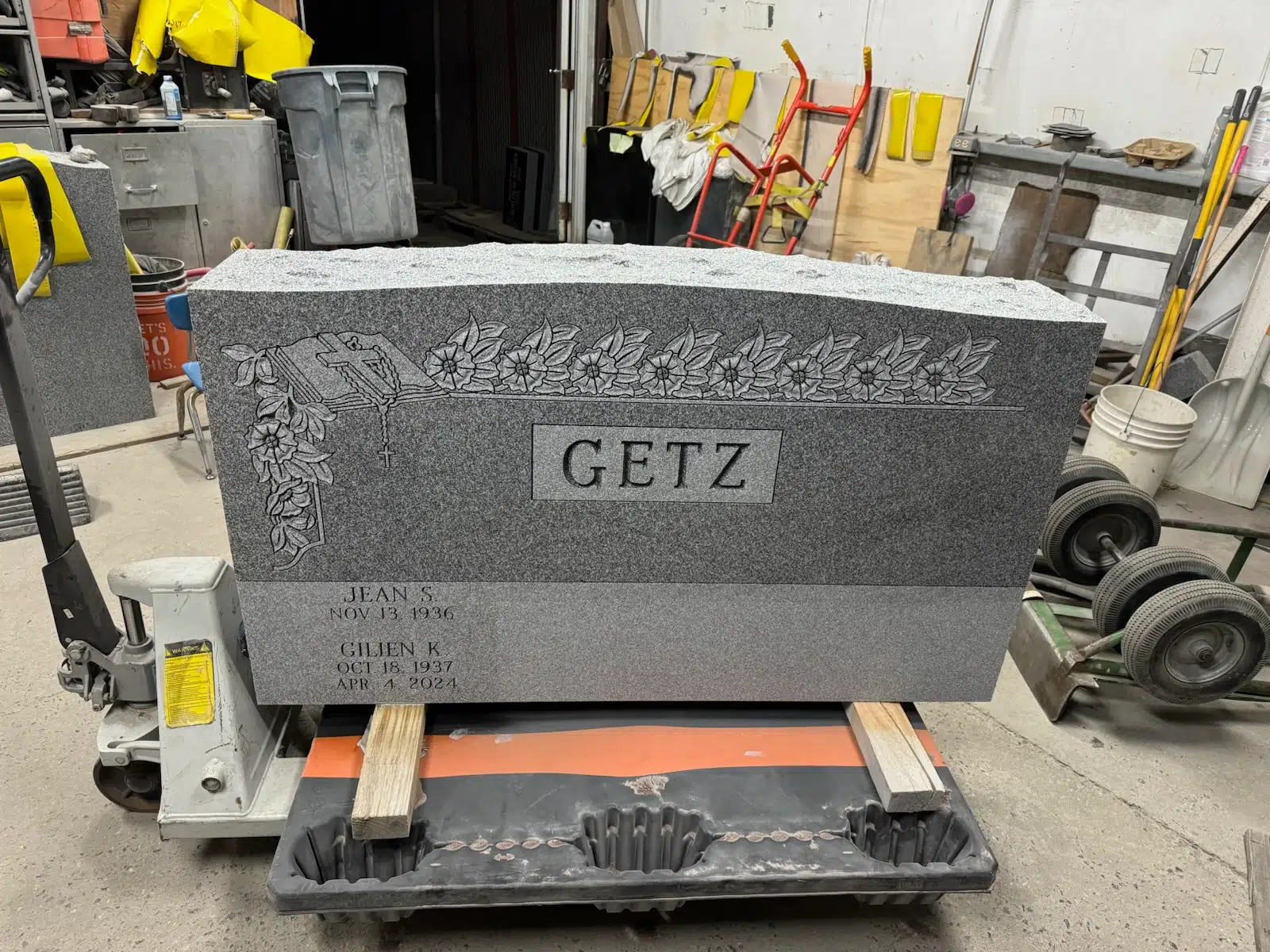 Granite Headstones hand-carved by Grave Stone Guide in NJ — image 5